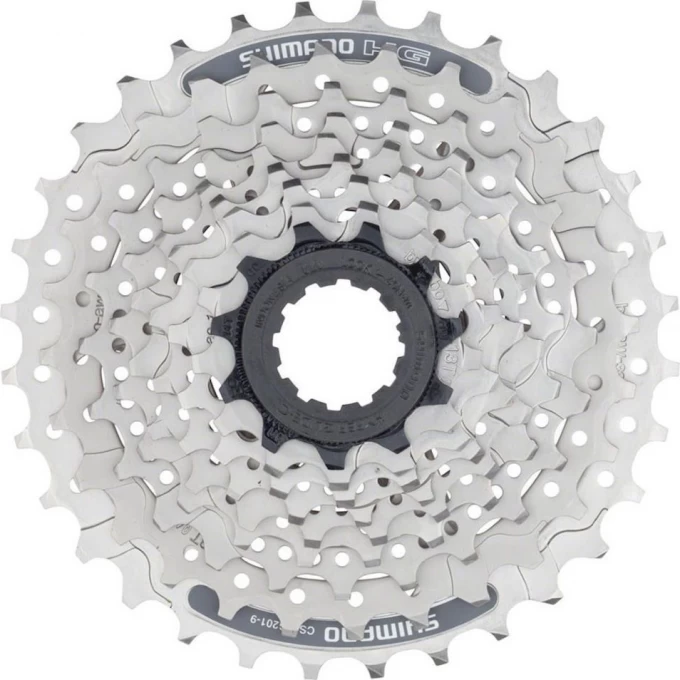 Кассета SHIMANO ALIVIO HG201, 9 скоростей, 11-32 серебристый ECSHG2019132