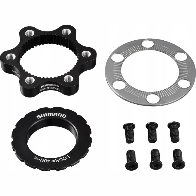 Адаптер дискового тормоза SHIMANO SM-RTAD05 переходник с CenterLock на 6 болтов ESMRTAD05
