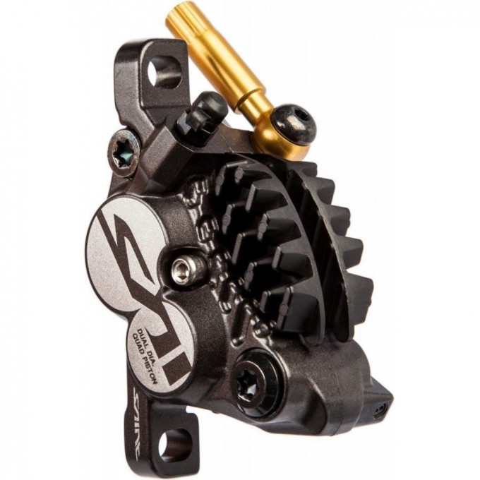 Калипер гидравлический SHIMANO M820, POST MOUNT, металлические колодки H03C с кулером, без адаптера IBRM820MPMF Калипер гидравлический SHIMANO M820, POST MOUNT, металлические колодки H03C с кулером, без адаптера IBRM820MPMF