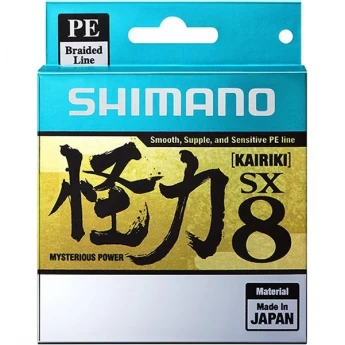 Леска плетёная SHIMANO KAIRIKI 8 PE 150 м разноцветная 0.190 мм 12.0 кг