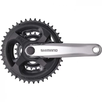 Система SHIMANO TOURNEY, M131, 170мм, квадрат, 42/34/24, серебристый, без упаковки