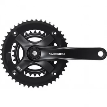 Система SHIMANO TY501, 175мм, квадрат, 42/34/24, с защитой, с болтами, черный, без упаковки
